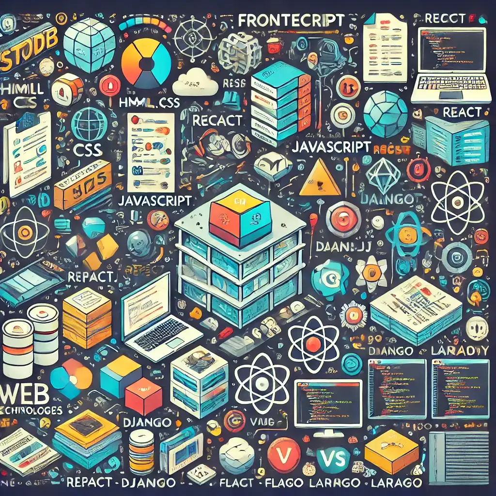 Modern Web Geliştirme Araçları ve Teknolojileri Görseli